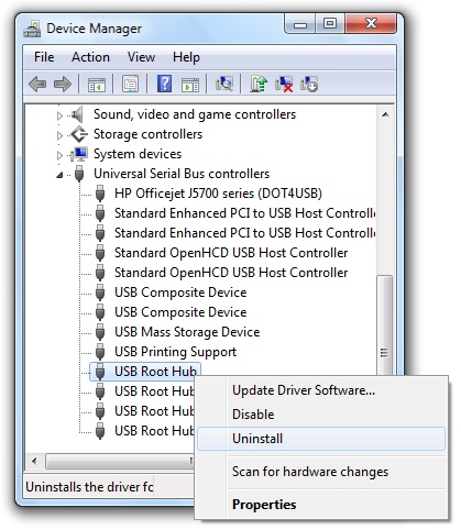 usb host controller driver see bluetooth device